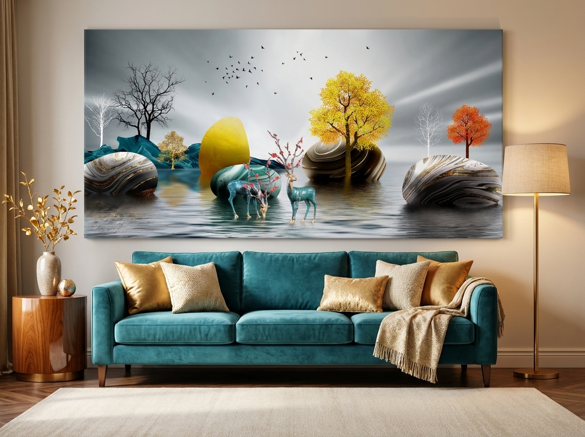 Surreal Abstract Zen Landscape