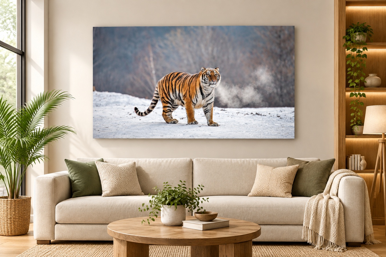 Siberian Tiger in the Snow