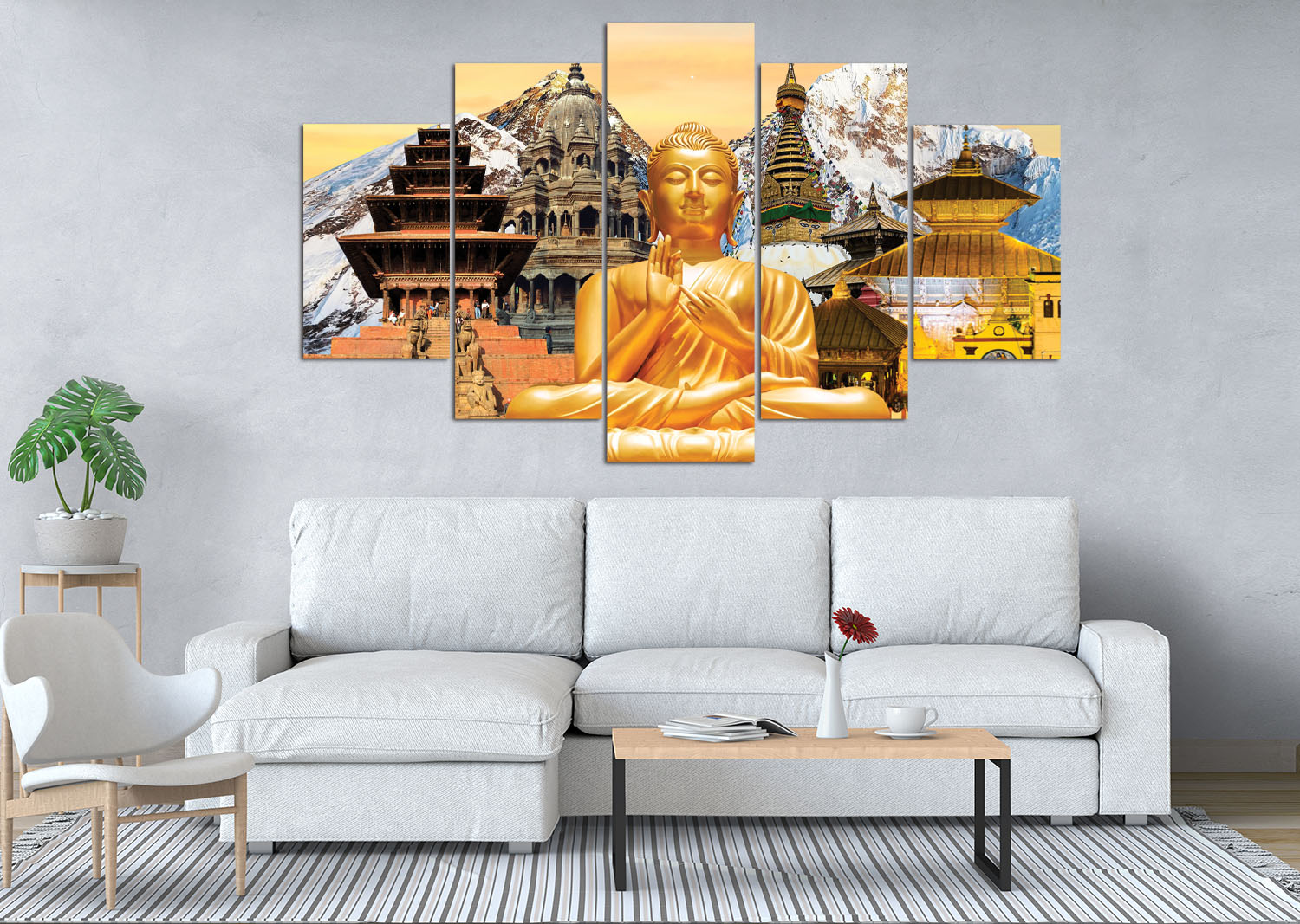 Golden Buddha and Nepalese Heritage
