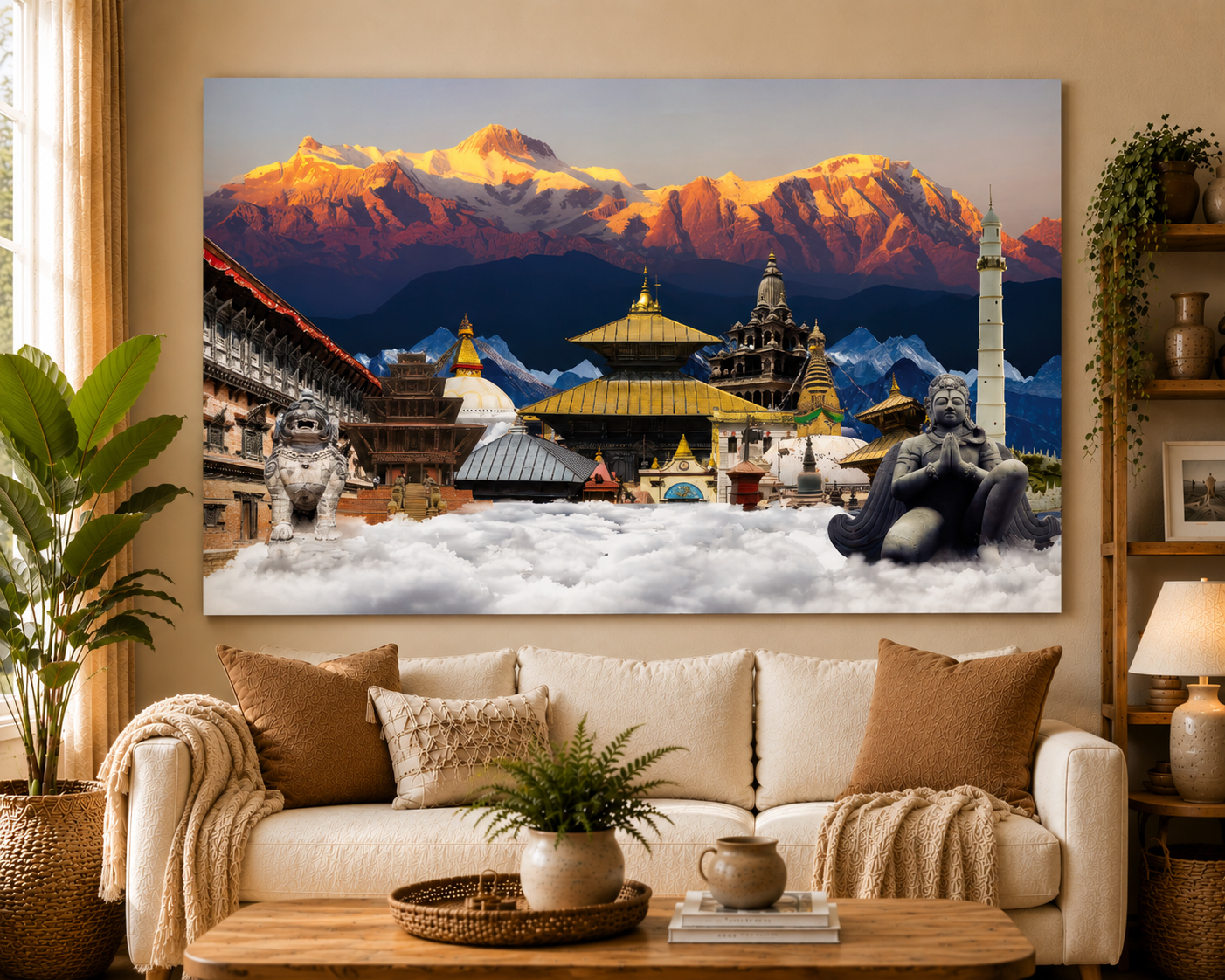 Mystical Nepal Heavenly Heritage Wall Art