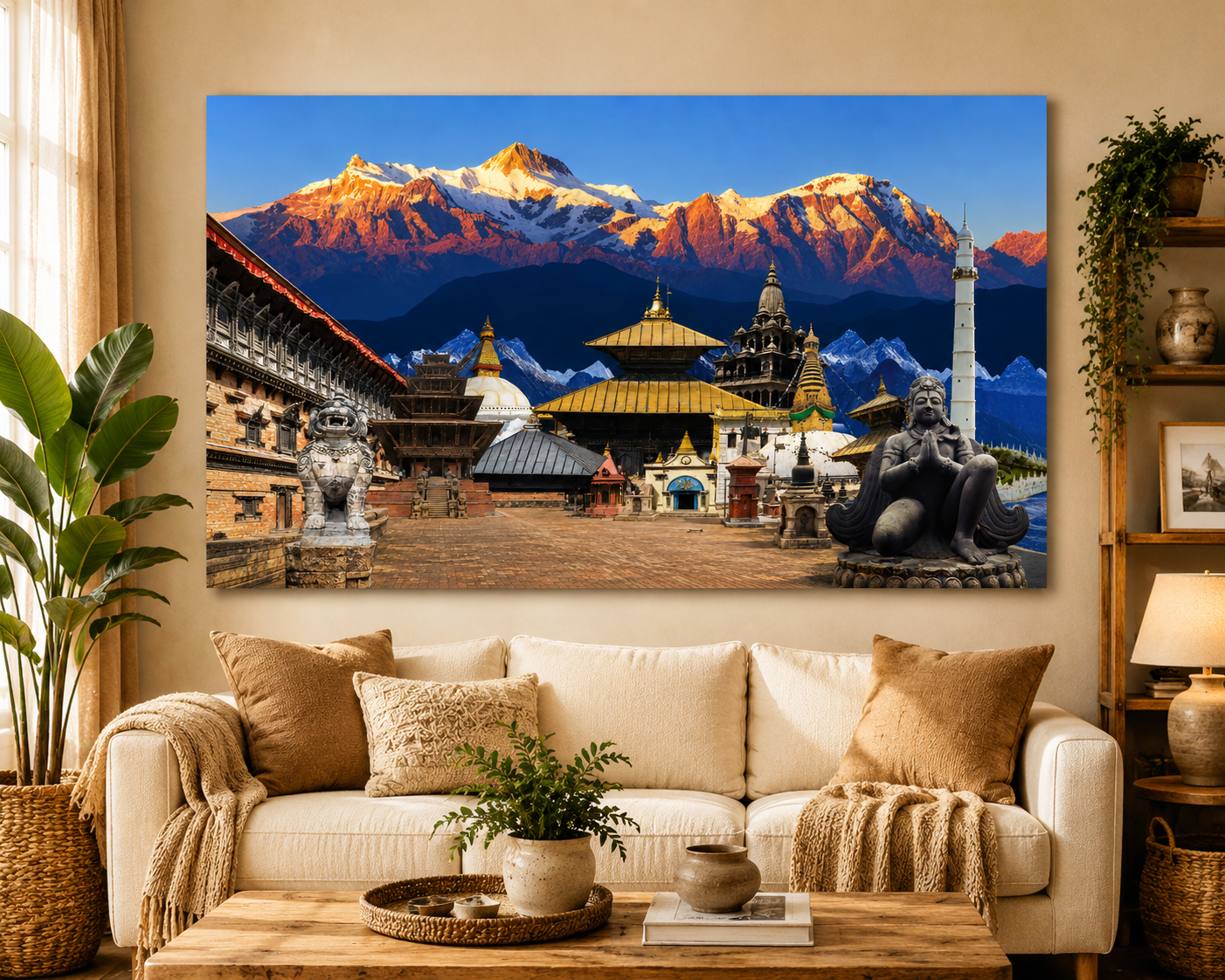 Himalayan Heritage Nepal Landscape Wall Art