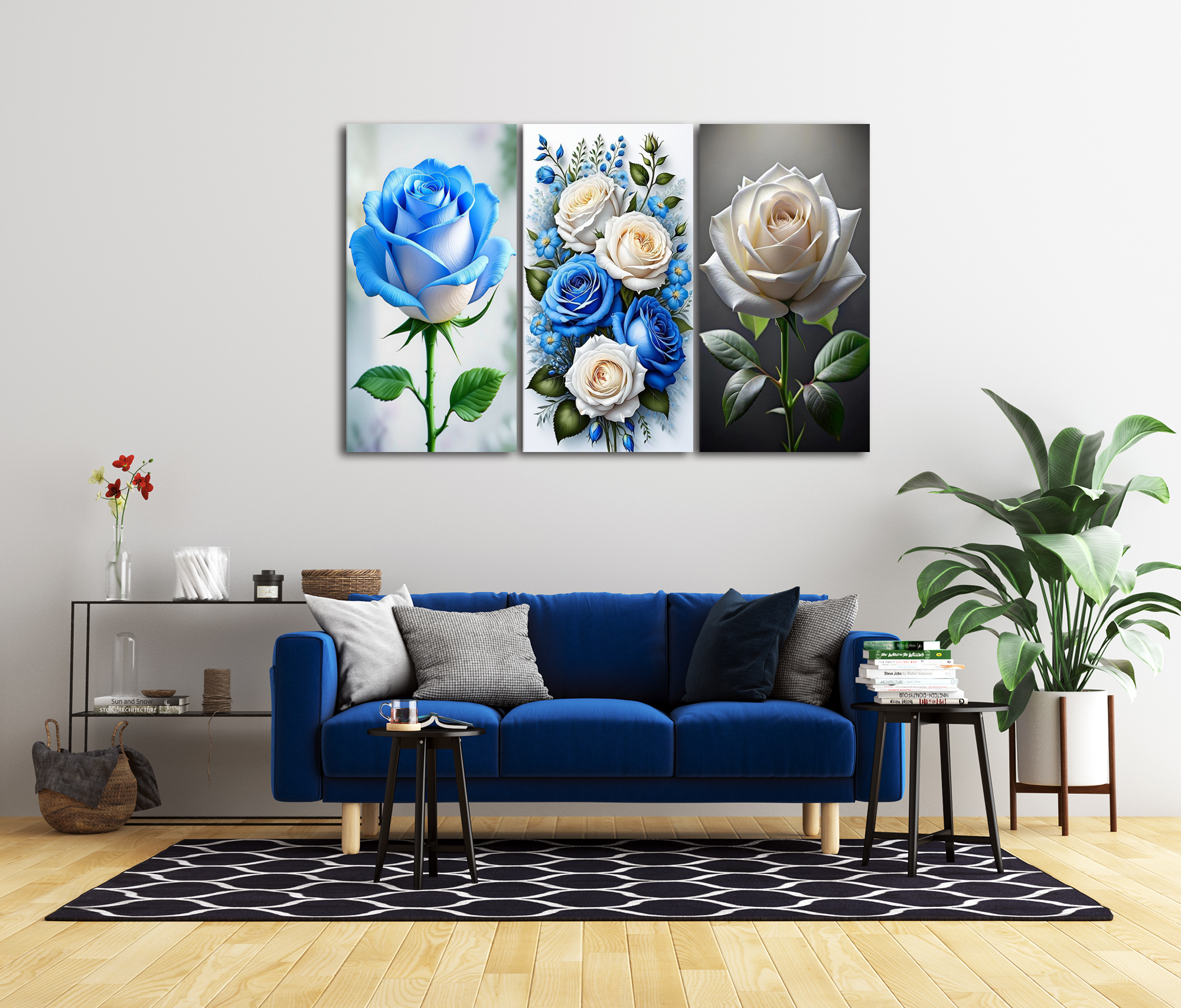 Rose - Three-Panel