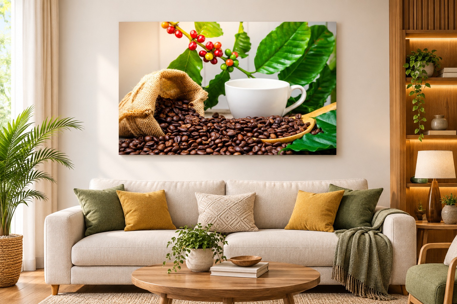 Fresh Coffee Bean Elegance
