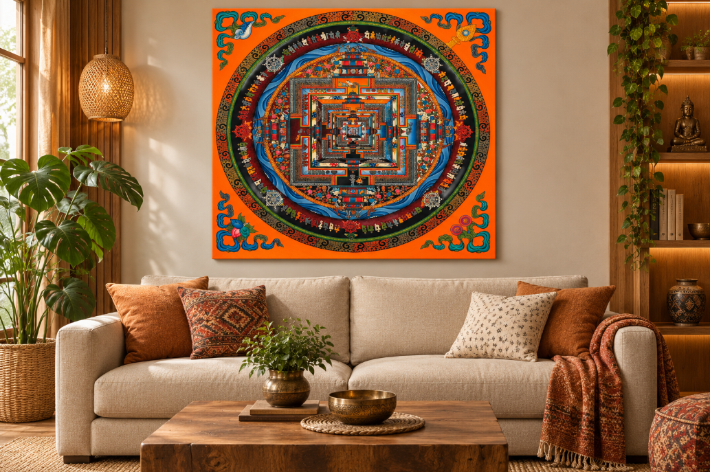 Mandala: Geometric Harmony of the Cosmos