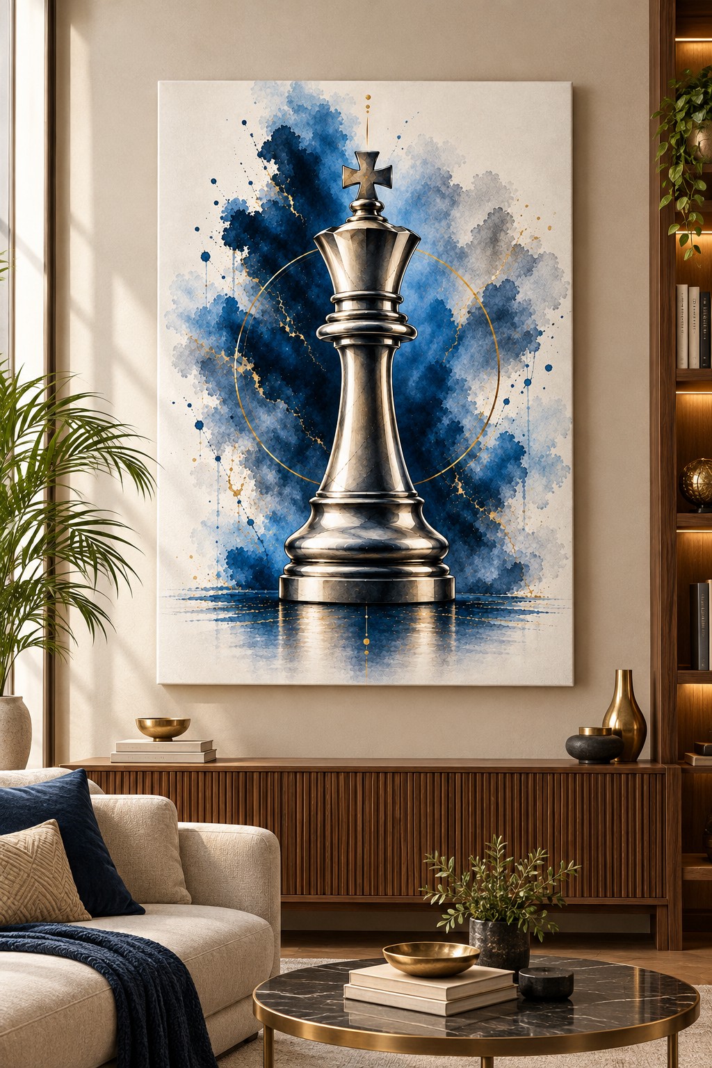 Silver King in Blue