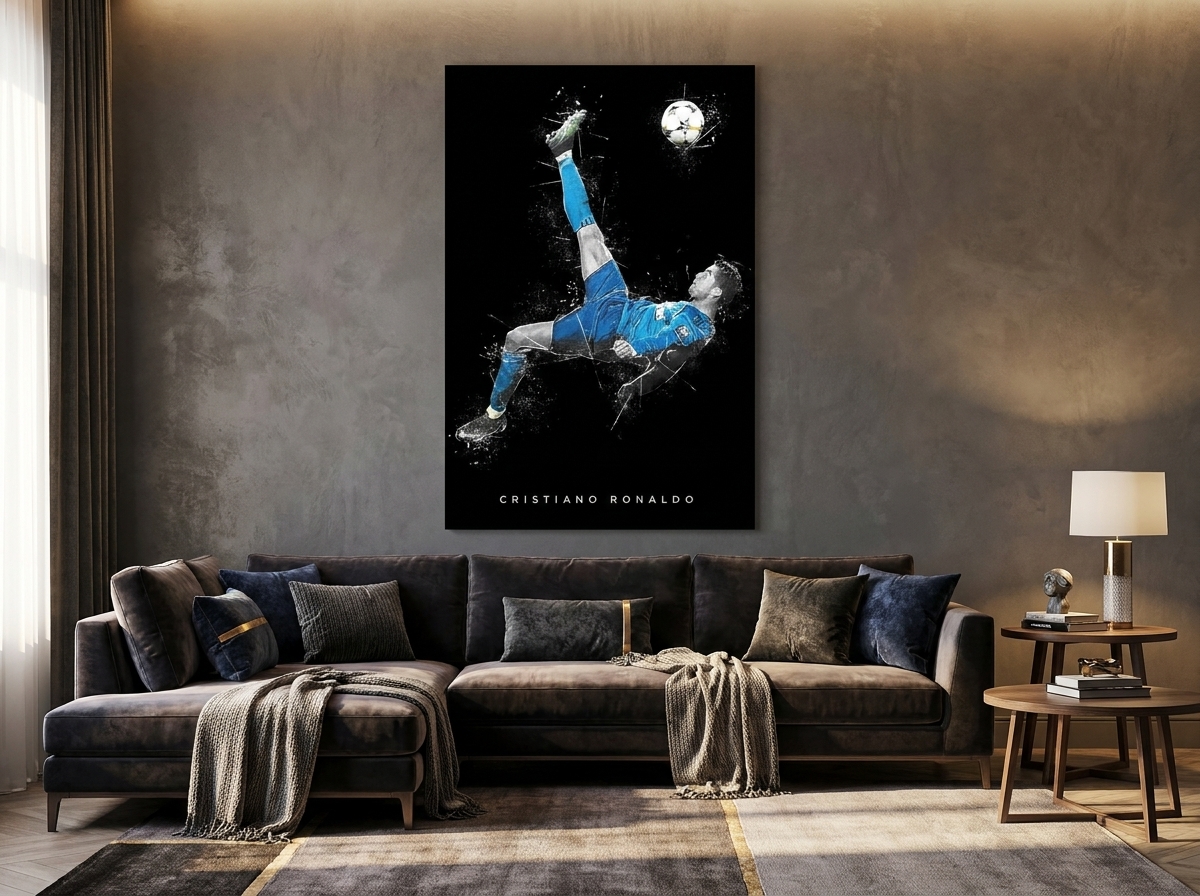 Cristiano Ronaldo Bicycle Kick Art